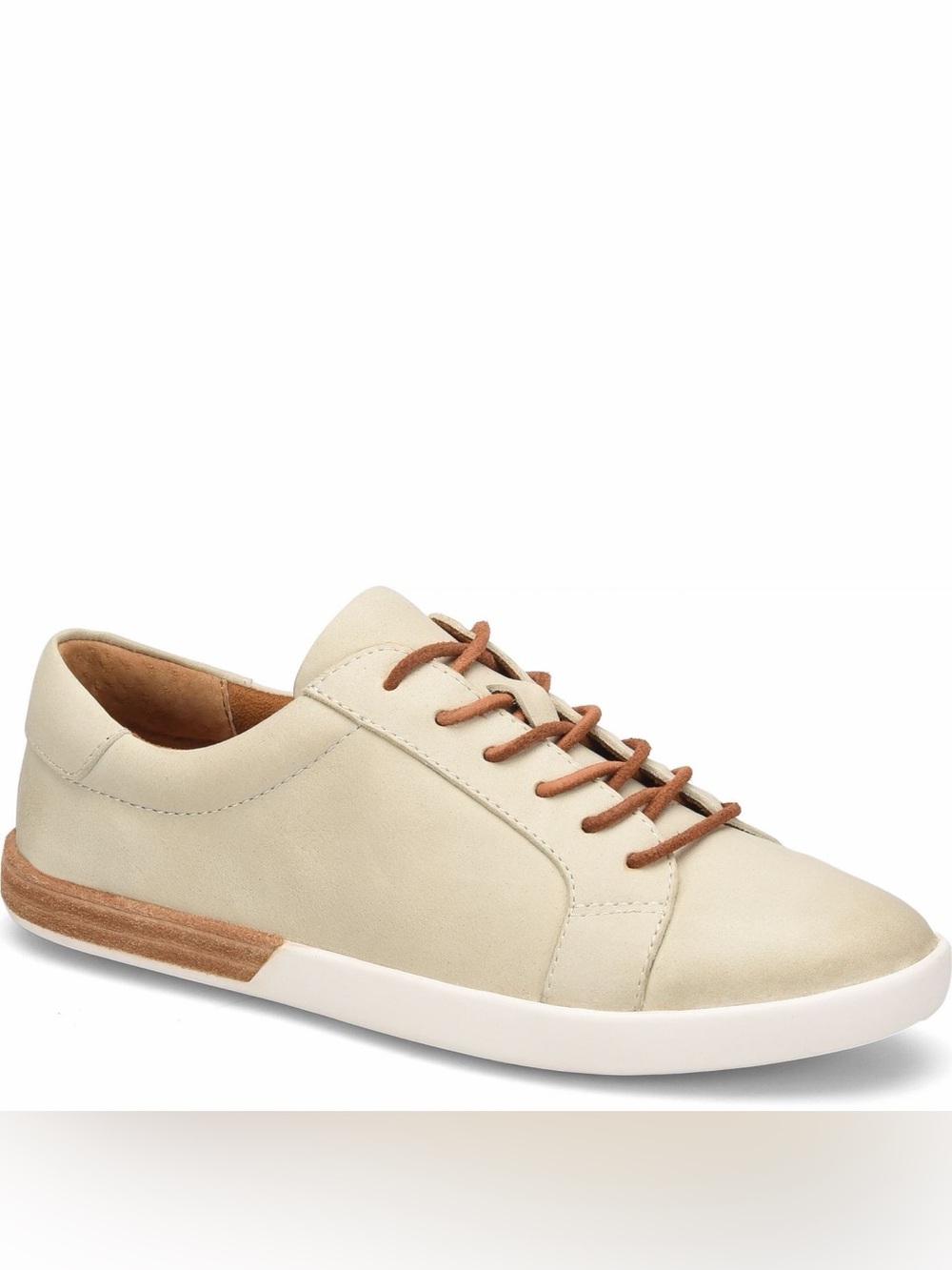 Women’s Kork-Ease Paisley Cream Fog Leather Sneakers Size 7 Retails $160